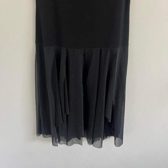 Y2K BLACK LIPSTICK FLAPPER MIDI DRESS - Picture 5 of 7